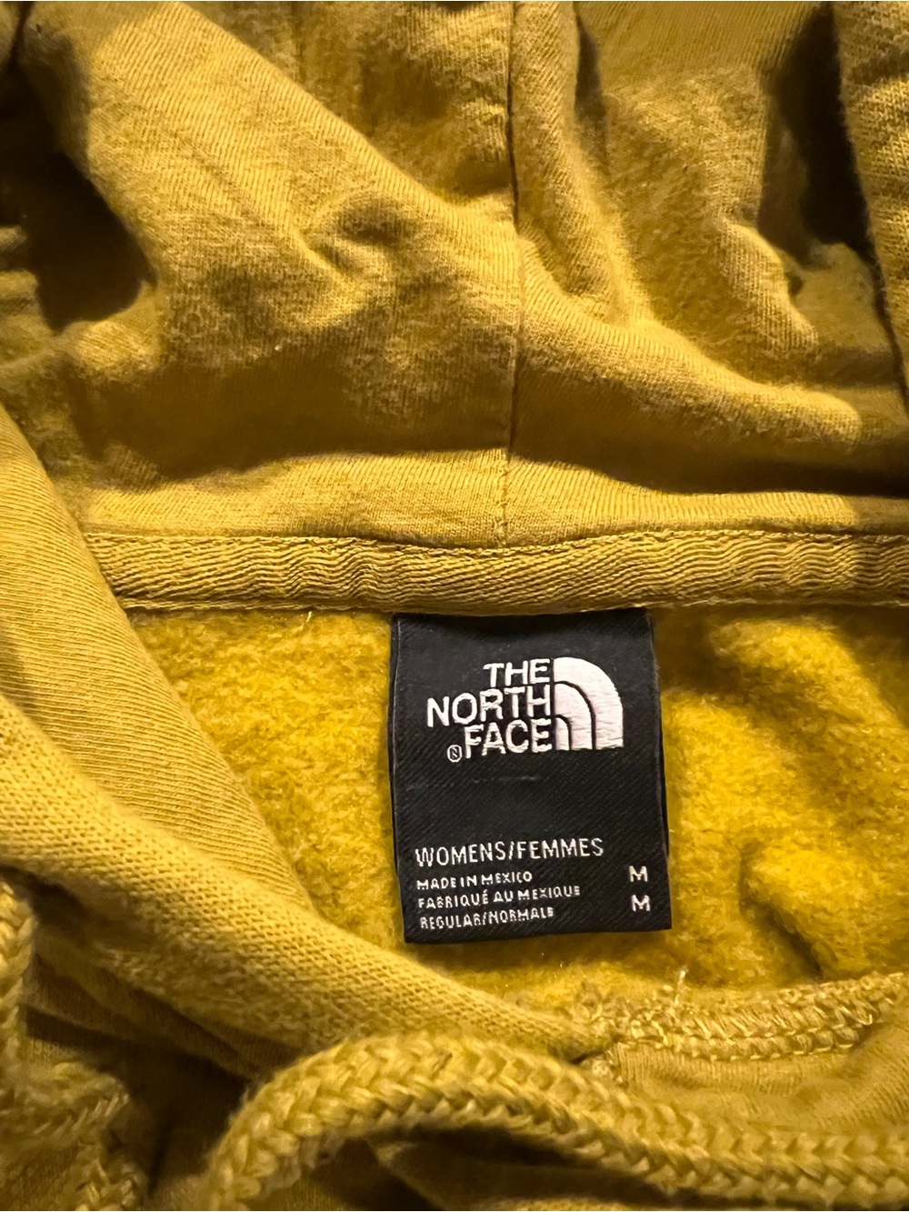 The North Face Women's Half Dome Pullover Hoodie Mustard Yellow Size M - Picture 5 of 7